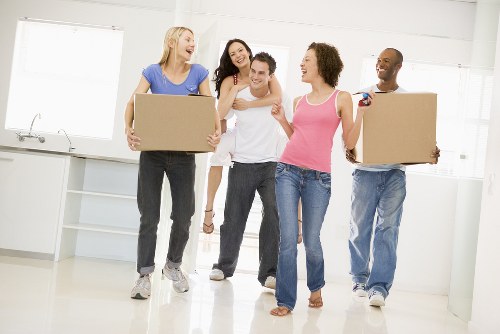 Local removals team helping with a home move in Enfield
