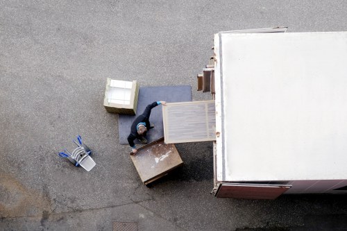 Commercial removals van for office and business transport